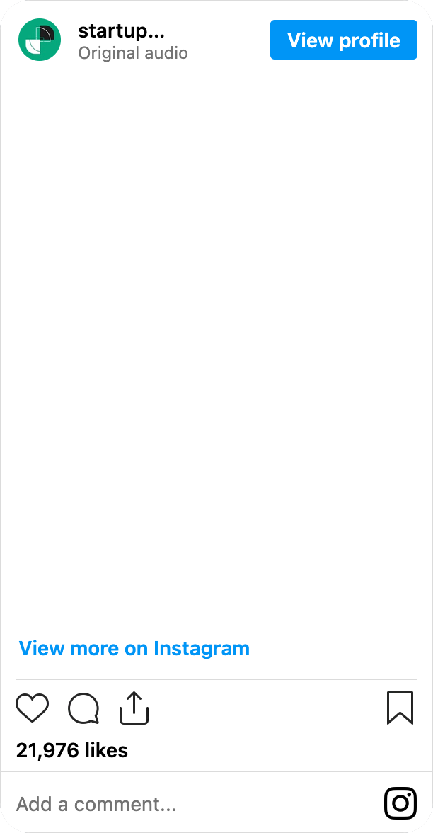 An Instagram reel saved to ReelNotes