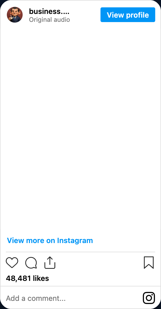 An Instagram reel saved to ReelNotes