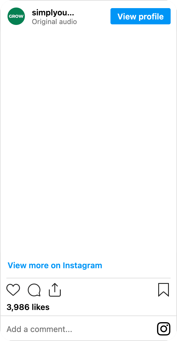 An Instagram reel saved to ReelNotes